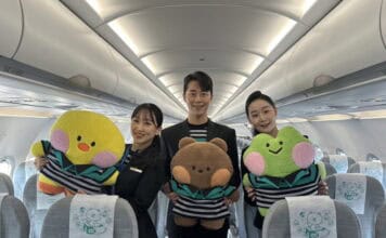 에어서울, 라인프렌즈 캐릭터 협업으로 글로벌 MZ 세대 공략한다